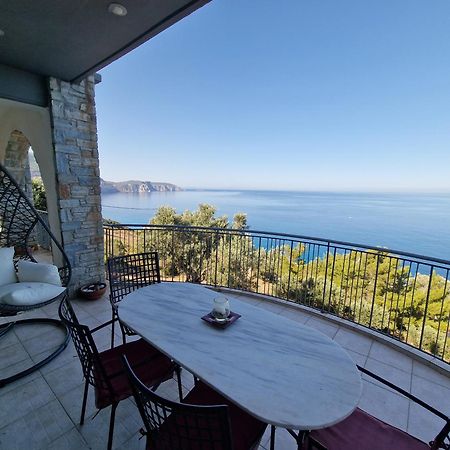 Villa Aegean Balcony Ahladerí Kültér fotó