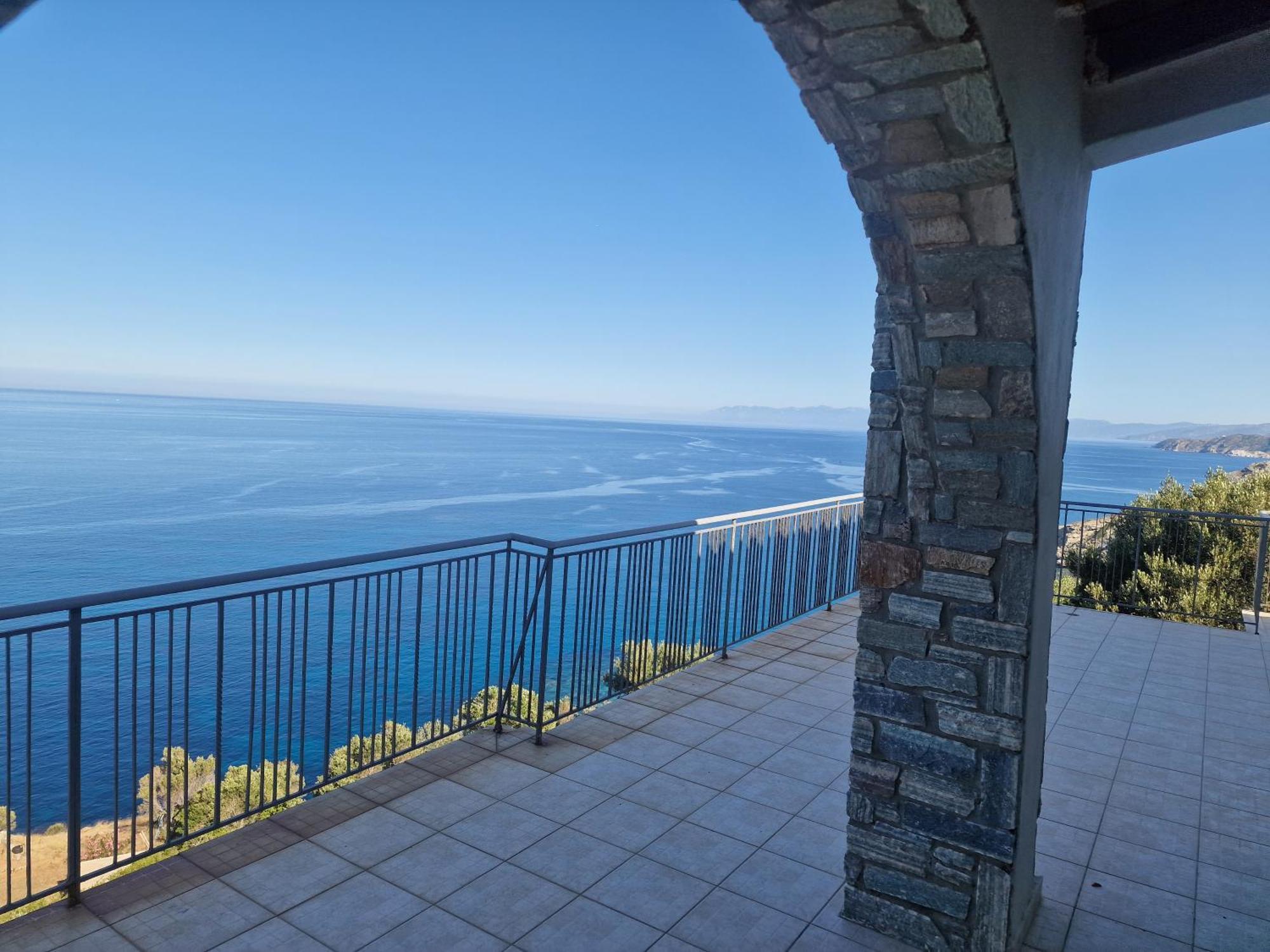 Villa Aegean Balcony Ahladerí Kültér fotó
